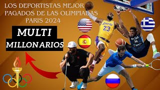 Los Deportistas Mejor Pagados de París 2024 [upl. by Ayik]