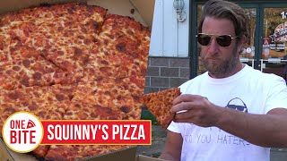 Barstool Pizza Review  Squinnys Pizza Plymouth MA presented by Mugsy Jeans [upl. by Zapot]