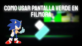 Como Usar Pantalla Verde Filmora X 11 12 y 13 [upl. by Elbag363]