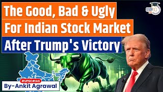 How good will President Donald Trump be for Indian stocks Explained  Stock Market [upl. by Adnorehs359]