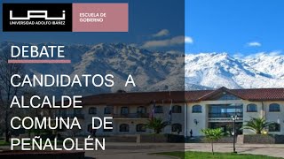 Debate candidatos a alcalde comuna de Peñalolén 2024 [upl. by Savvas]