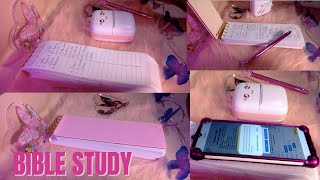 BIBLE JOURNALING SESSION APART OF [upl. by Ariem201]