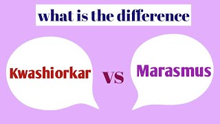 difference between Kwashiorkor and Marasmus  kwashiorkar vs marasmus english amp हिंदी [upl. by Greenstein]