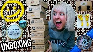 Fandom of the Month Unboxing Haul Harry Potter Sherlock and more [upl. by Gentilis]