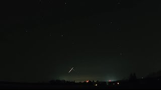 Lyrid Meteors Shower in Eastern Sky [upl. by Janice233]