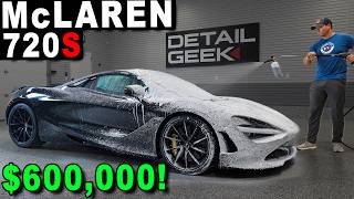 How To Prep A 600000 McLaren For A Car Show [upl. by Corabel]