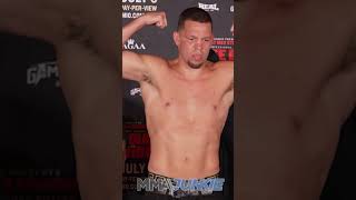 Nate Diaz is not a big fan of fake weighins natediaz jorgemasvidal boxing [upl. by Aileon]