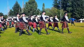 Massed Bands 67th Annual Portland Highland Games 2019 [upl. by Agnew]