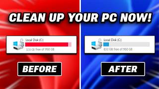 🧹 How to Clear ALL CACHE amp JUNK From Windows 11 amp Windows 10 Easy Way [upl. by Arleen783]