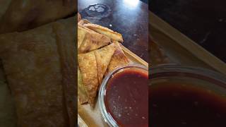 Homemade crab Rangoon [upl. by Madriene]