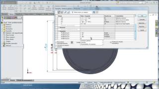 EVOLVENTE ENGRENAGEM CILÍNDRICA DE DENTES RETOS SOLIDWORKS [upl. by Siro]