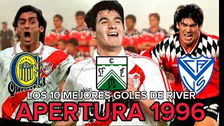 Los 10 mejores goles de river en el apertura 1996 [upl. by Rede]