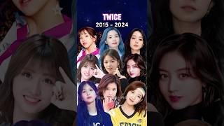 Twice members then and now in 2024 [upl. by Nerin]