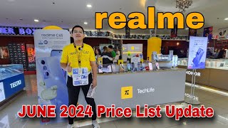 REALME  JUNE 2024 Price List Update  realme C65  realme 12 Series  realme C Series [upl. by Aretse912]