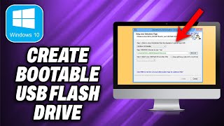 How To Create Windows 10 Bootable USB Flash Drive 2024  Quick Help [upl. by Whiffen]