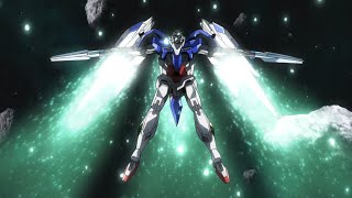 Gundam 00 Raiser first battle [upl. by Ahtanaram254]