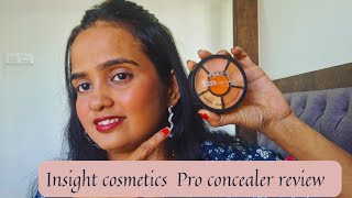 Insight Cosmetics Pro Concealer Palette ReviewAffordable concealer makeupreview insightcosmetics [upl. by Raamaj]