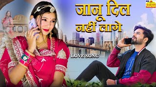 New Rajasthani Song 2024  JAANU DIL NAHI LAAGE  Full Dhamaka  Priya Gupta New Marwadi Song 2024 [upl. by Nevanod]