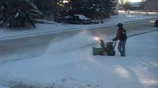 John Deere snow blower for the win [upl. by Norma732]