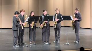 Diffusion by Gordon Goodwin  Mvt 1 Allegro  BWest Wind Sax Ensemble  2024 Fall Concert [upl. by Anaeed]