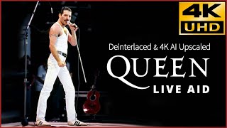 Live Aid Queen 1985 4K amp HQ Sound [upl. by Aniloj]