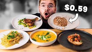 5 Fancy 5 Course Dinner Cheap Fancy Meals [upl. by Noffihc]