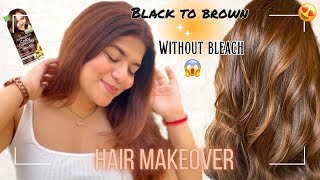 How I Colour My Hair at Home UNDER ₹149 😱  Garnier Hair Color Golden Brown 73  Without Bleach [upl. by Nylidam907]