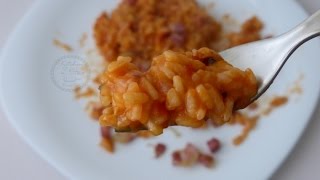 RISOTTO AMATRICIANA  Ricetta facile e buonissima RICETTE DI GABRI [upl. by Eirovi]