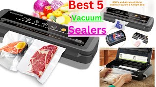 Top 5 Best Vacuum Sealers in 2024 [upl. by Supmart]