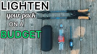 ULTRALIGHT backpacking gear on a BUDGET  UL gear items [upl. by Kress]