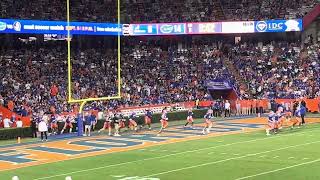 Florida Gators football entrance for second half [upl. by Rammaj773]