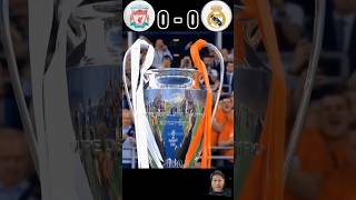 Liverpool vs real Madrid football liverpool realmadrid shortsvideo [upl. by Edveh]