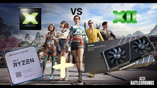 PUBG COMPETITIVE 5700X3D  RTX 3070 1728x1080 DX11 VS DX11E VS DX12 [upl. by Enomor]