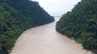 Brahmaputra River ☺☺☺☺🚝🚝 [upl. by Yttocs]