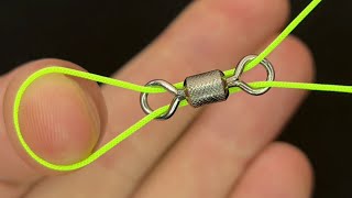 Powerful Fishing Knot for Hook and Swivel [upl. by Nolyarg]