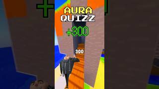 ARE YOU AN AURA MASTER 😏 challenge despicableme trivia brainrot [upl. by Aynor]