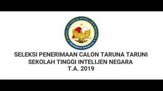 STIN 2019  SEKOLAH TINGGI INTELIJEN NEGARA [upl. by Llemej]