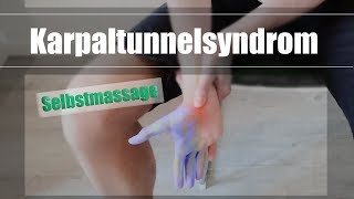 Karpaltunnelsyndrom Übungen und Selbstmassage  Physiotherapeut Marvin Seidel [upl. by Anua957]