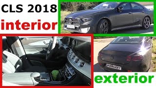 Mercedes Erlkönig CLS 2018 C257 INTERIOR exterior INNEN außen  Vorab Weltpremiere 4K SPY VIDEO [upl. by Novehc]