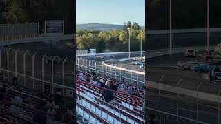 Jennerstown Speedway Owen Houpt Wrecks Barry Awtey [upl. by Hutson]