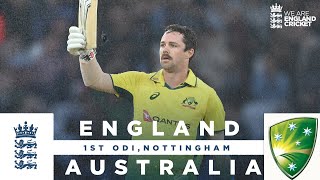 Travis Head Strikes Brilliant 154  Highlights  England v Australia  1st Men’s Metro Bank ODI 2024 [upl. by Attenol]