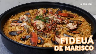 FIDEUÁ de MARISCO Receta valenciana  Cocinatis [upl. by Howie110]