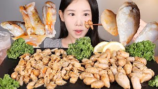 어김없이 턱을 부시러 돌아온✨ 햇 오만둥이회 먹방 Raw Water Sea Squirt eating show mukbang korean food [upl. by Lilahk]