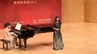 Huang Xiaoyun sang Opera without a microphone  High E6 [upl. by Ellehctim897]