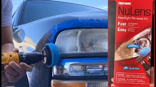 Car and Truck Headlight Restoration  Mothers 07251 NuLens Renewal Kit  Unboxing and Review [upl. by Conlon]