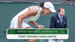 Dramatic second set 😮  Martina Trevisan vs Madison Keys  Highlights  Wimbledon 2024 [upl. by Morty]