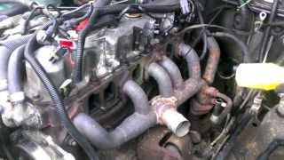 89 Cherokee Manifolds Removal for Freeze Plugs [upl. by Aluino]