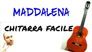 Maddalena  mannarino  tutorial  chitarra facile [upl. by Rialc]