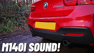 BMW M140i Stock Exhaust Sound [upl. by Skippie]