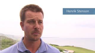 Henrik Stenson Interview at Thracian Cliffs [upl. by Xerxes986]